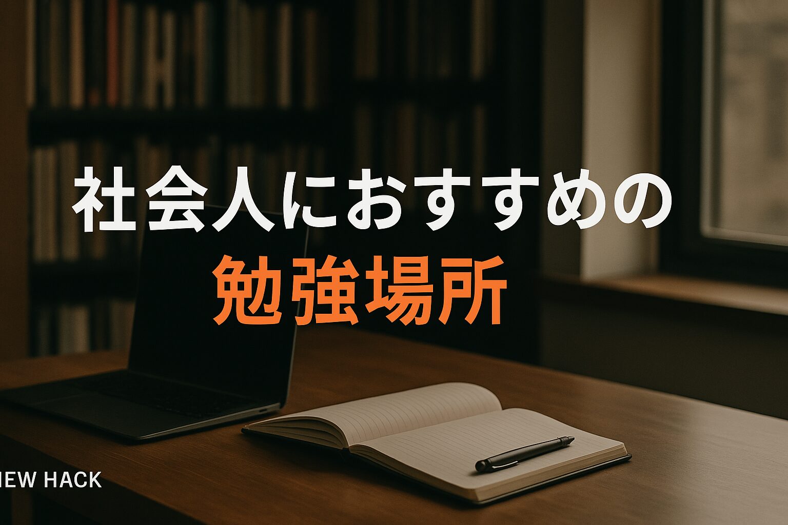 社会人におすすめの勉強場所