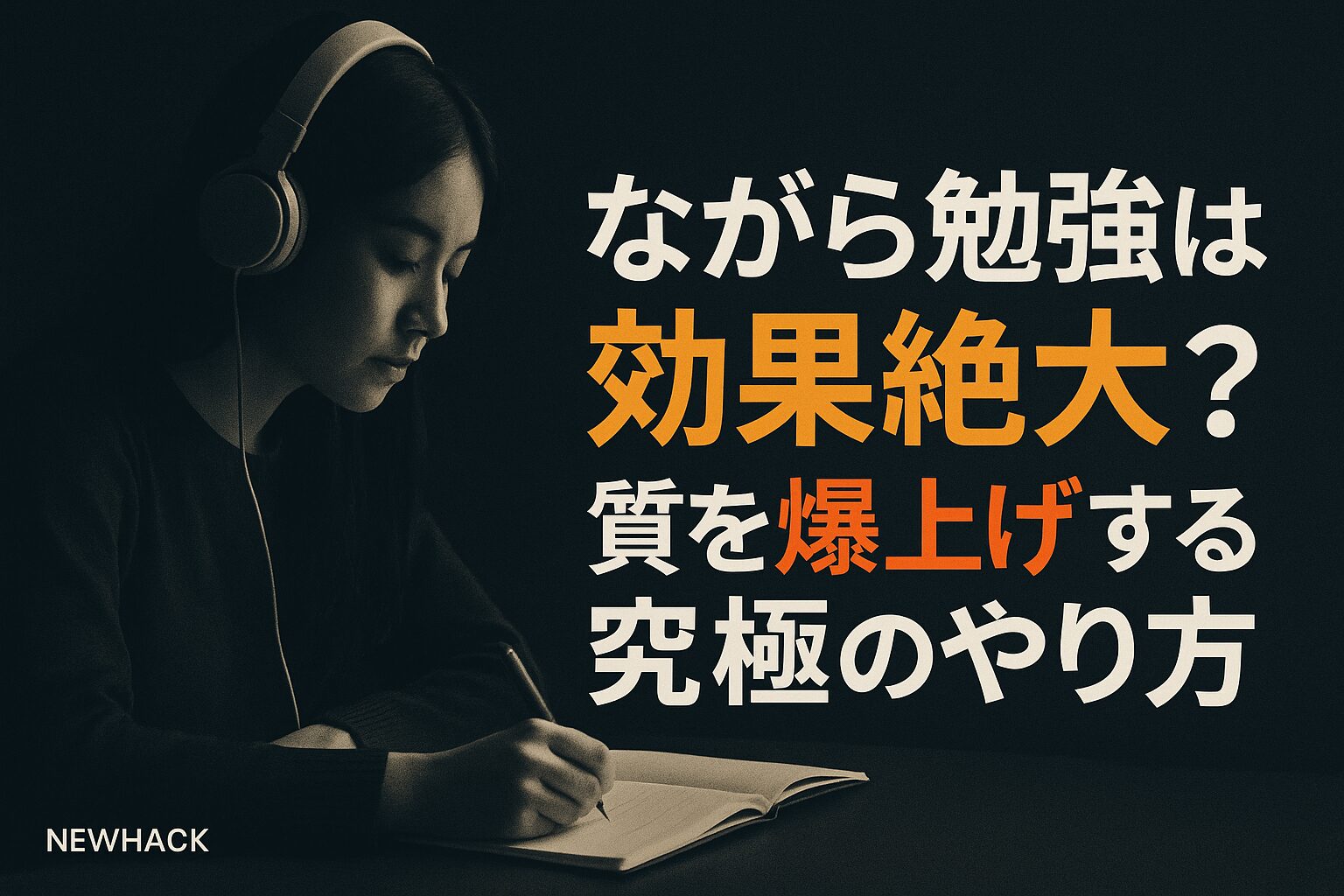 ながら勉強は効果ある？インプットとアウトプットの質を高める方法
