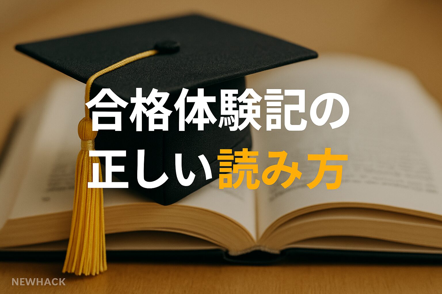 合格体験記の正しい読み方と自分の勉強への活かし方
