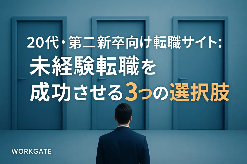 20代・第二新卒向け転職サイト：未経験転職を成功させる3つの選択肢